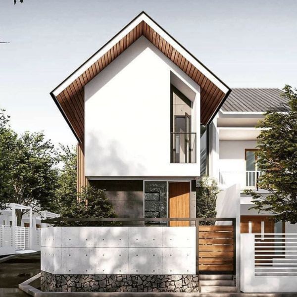 Rumah Tingkat bergaya Japandi